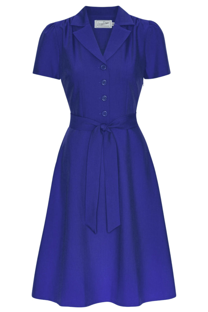 Daisy Dapper Betty Shirtdress #farve_deep-blue