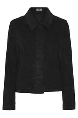 Amaze Brenda Fløjl Jakke #farve_black