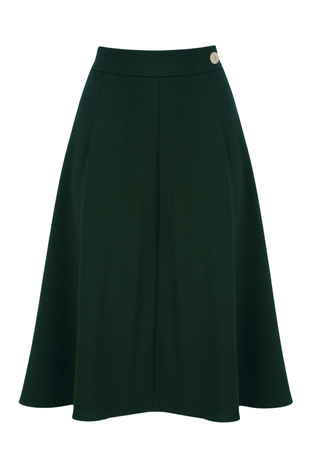 Weekend Doll Classic 1940s Style A-Line Skirt #farve_forest-green