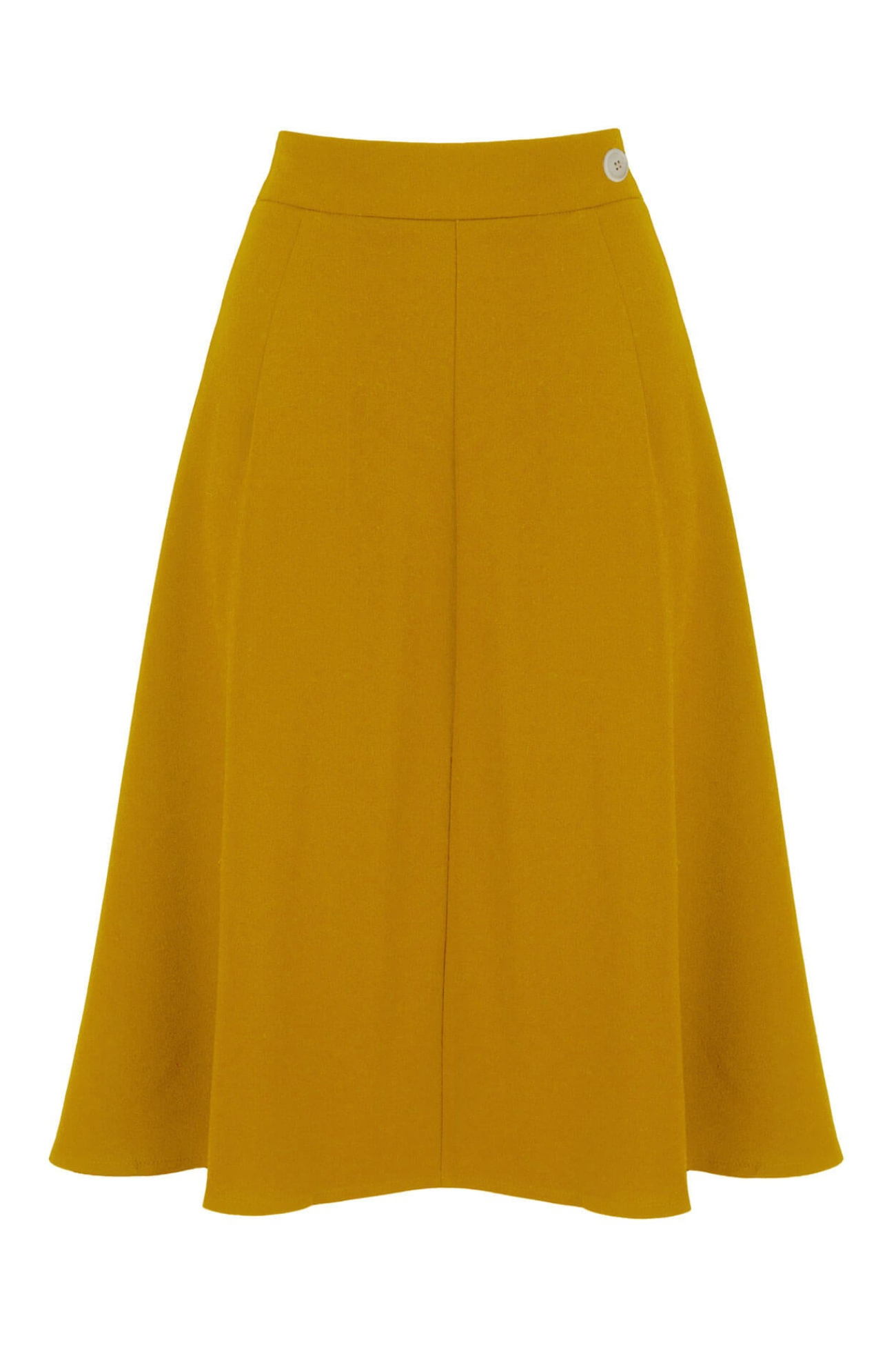 Weekend Doll Classic 1940s Style A-Line Skirt #farve_mustard