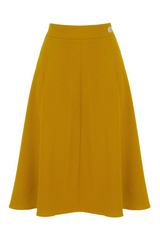 Weekend Doll Classic 1940s Style A-Line Skirt #farve_mustard