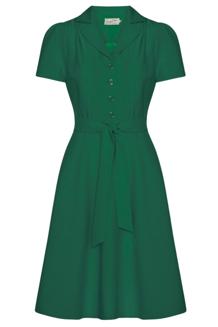 Daisy Dapper Betty Shirtdress #farve_green