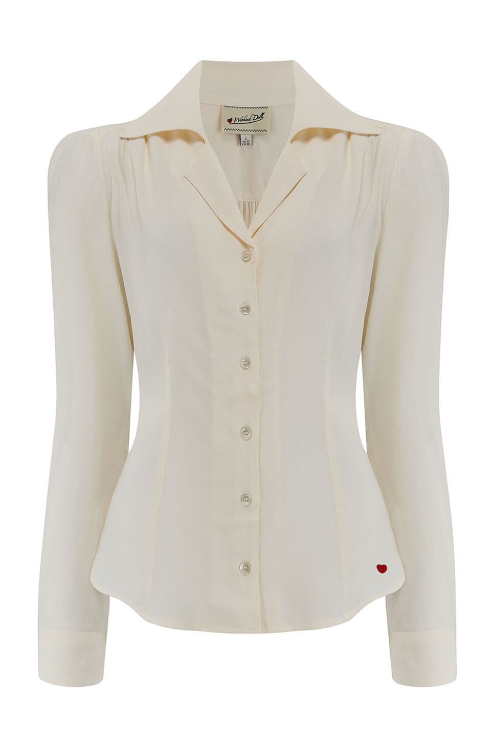 Weekend Doll Gene Long Sleeve Blouse #farve_ivory