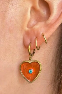 Urban Hippies Je M'aime Earrings Gold