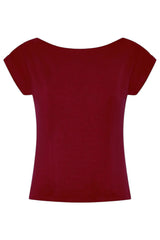 Daisy Dapper Kortærmet Vendbar Top