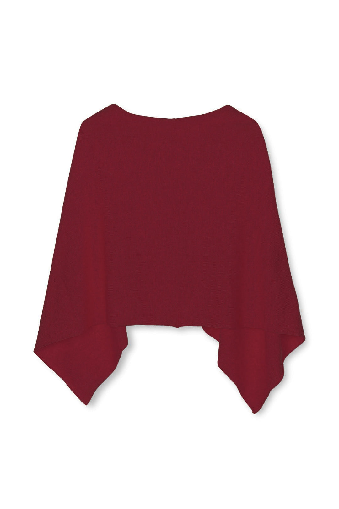 Sibin Linnebjerg Paris Poncho Red Rød - Sophies.dk #farve_deep-red