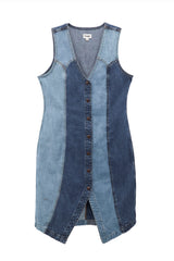 Wrangler Vest Dress Patchwork