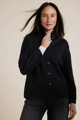 Sibin Linnebjerg Spring Cardigan #farve_black