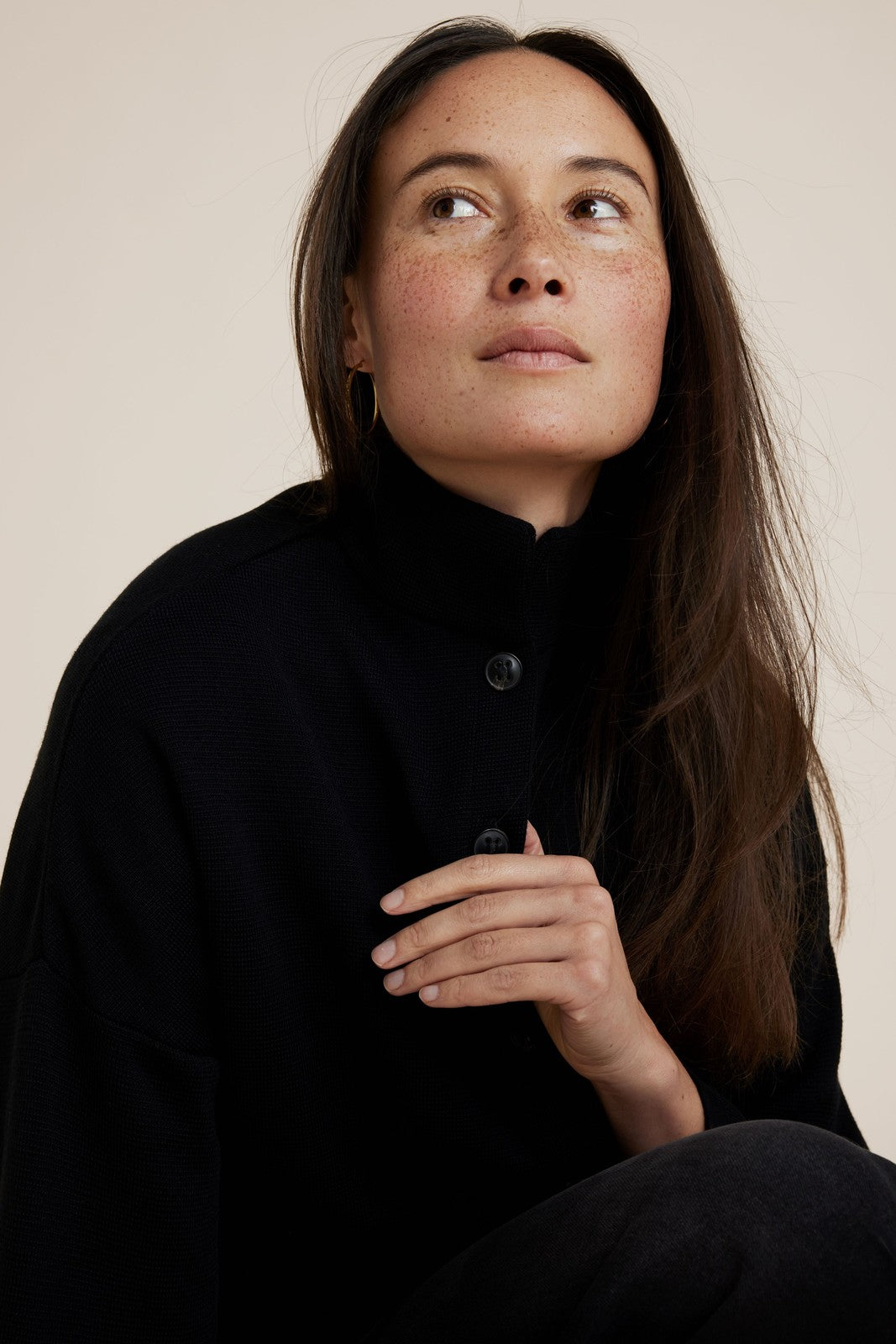 Sibin Linnebjerg Spring Cardigan #farve_black