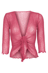 Sophies Ensfarvet Bolero