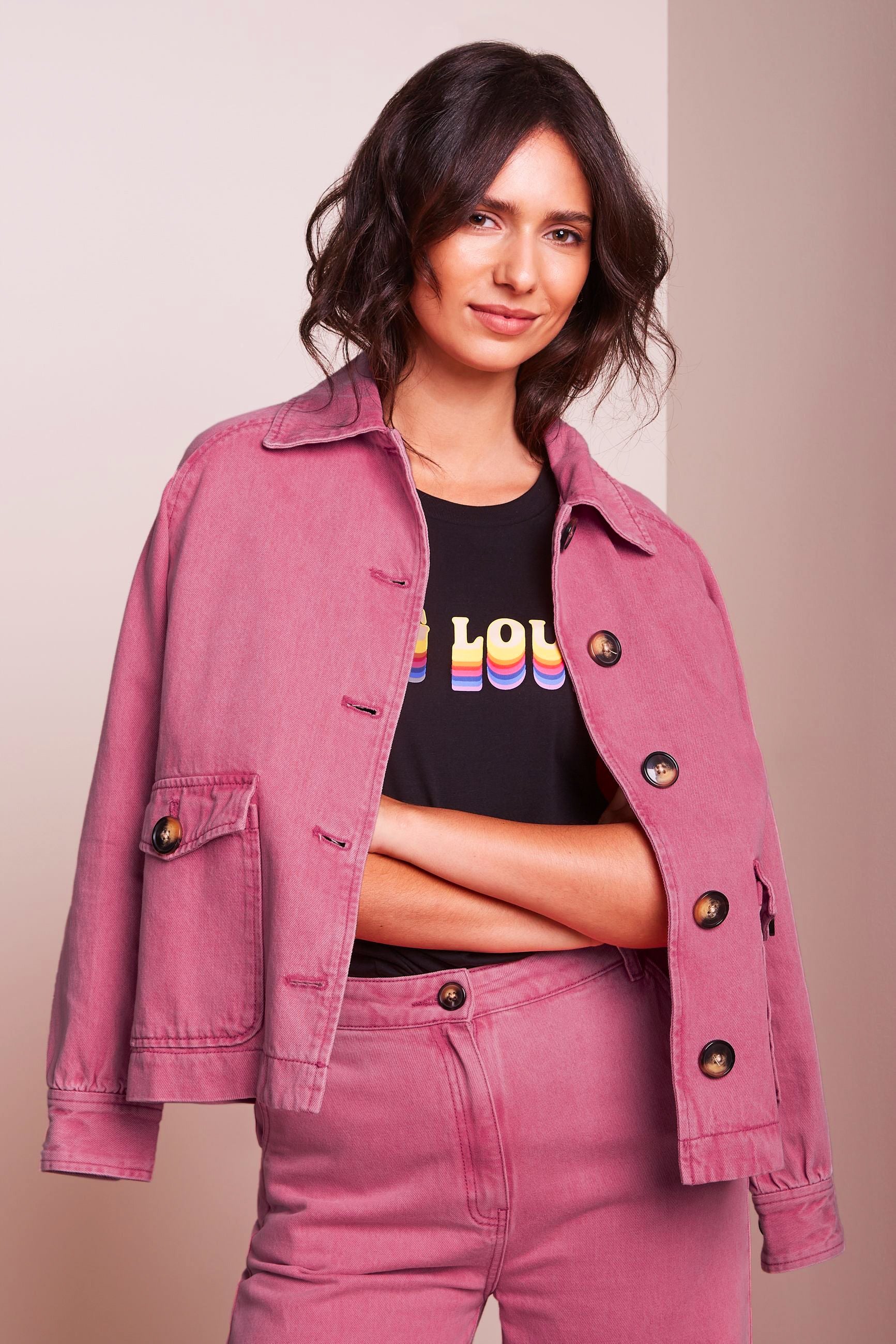 King Louie Sylvie Jacket Colored Denim