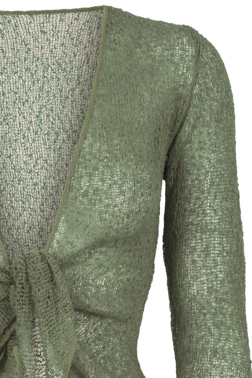 Sophies Ensfarvet bolero kaki army grøn #farve_army
