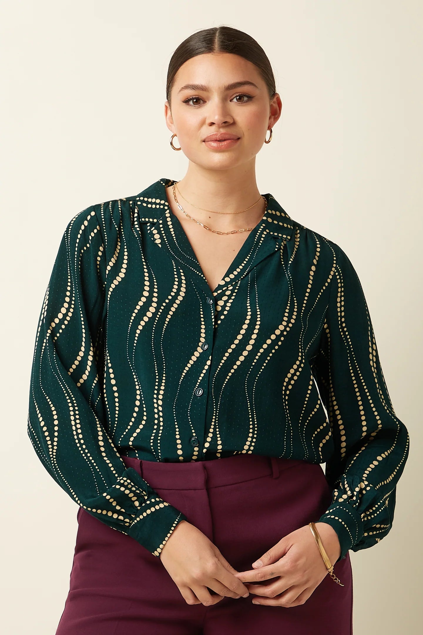 King Louie Bella Blouse Twirl