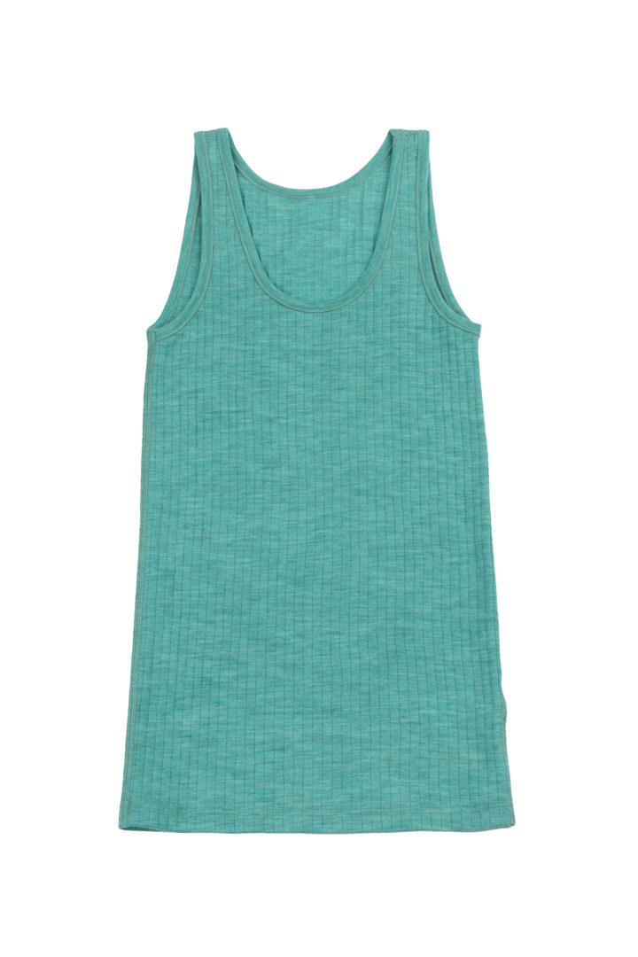 Joha Merino Singlet Women #farve_smoke-green