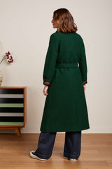 King Louie Arabella Coat Kennedy #farve_forest-green