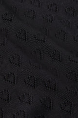 King Louie Bell Yoke Top Heart Ajour #farve_black