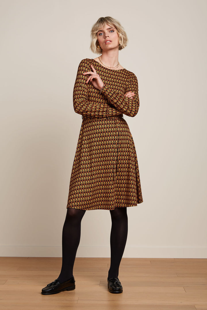 King Louie Betty Bellsleeve Dress Dandy