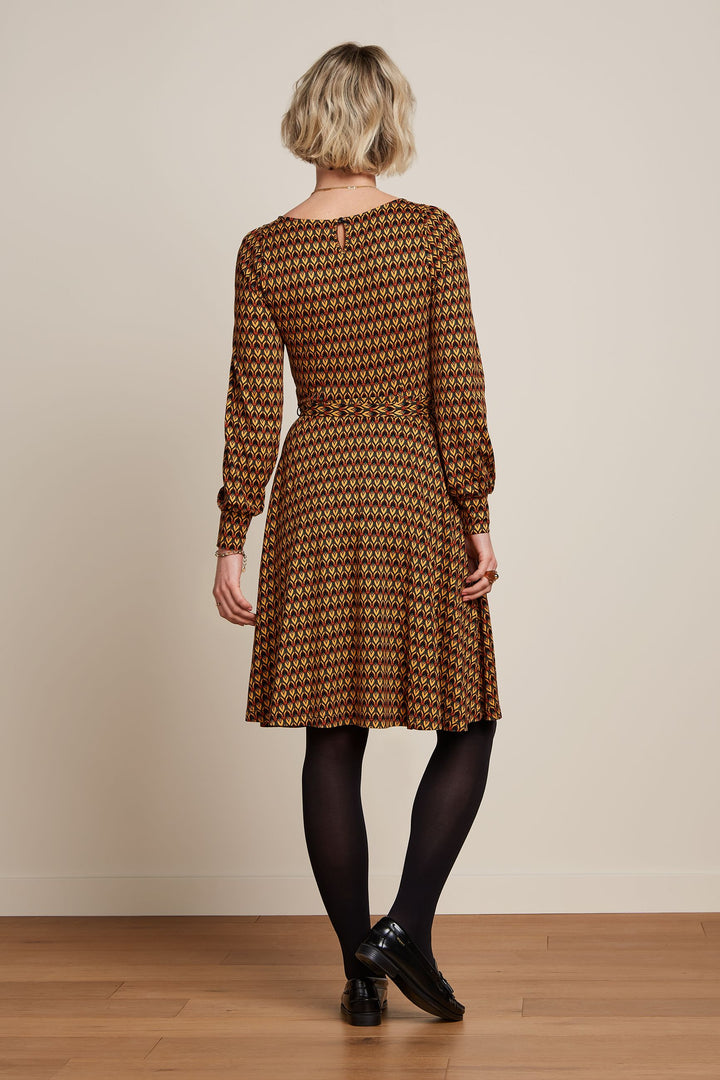 King Louie Betty Bellsleeve Dress Dandy