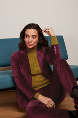 King Louie Bibi Blazer Uni Fargo #farve_cabernet-red