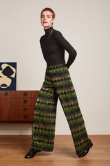 King Louie Border Pallazzo Pants Diva