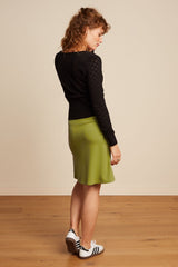 King Louie Cardigan V Heart Ajour Sort #farve_black