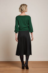 King Louie Cybil Top Cocoon #farve_forest-green