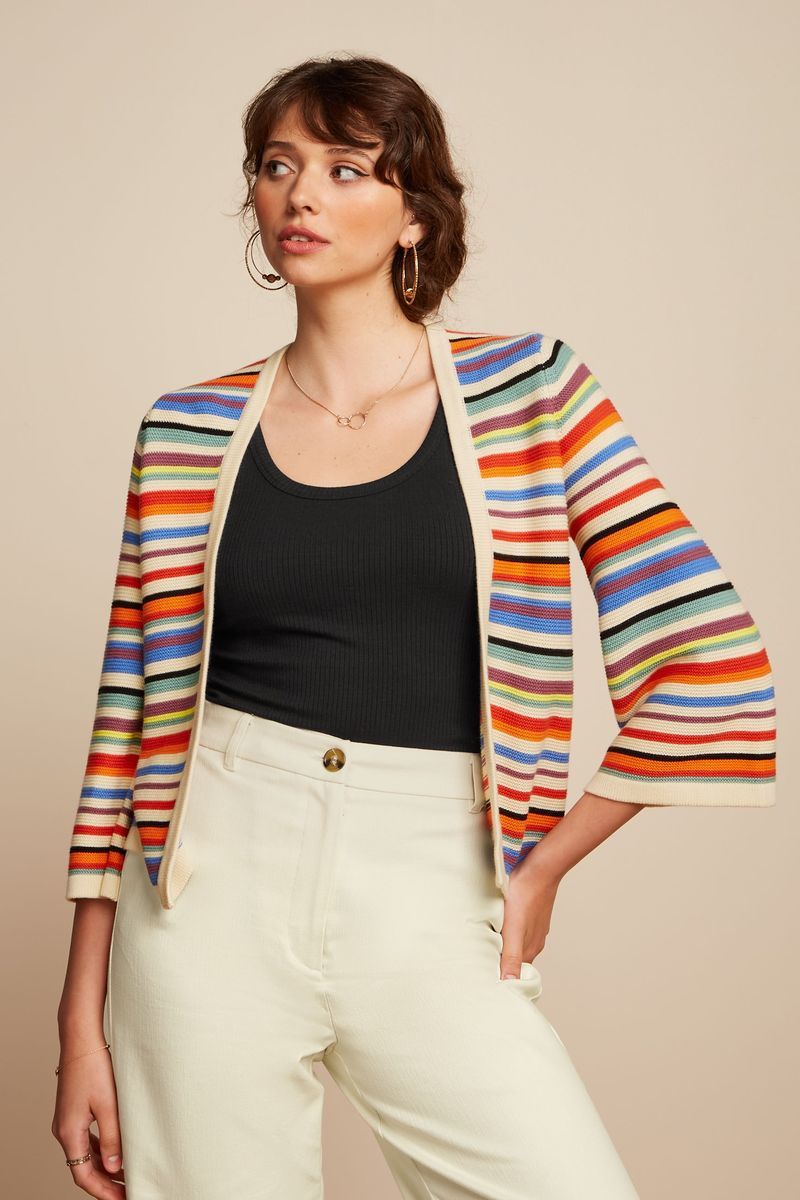 King Louie Emily Cardi Syd Stripe