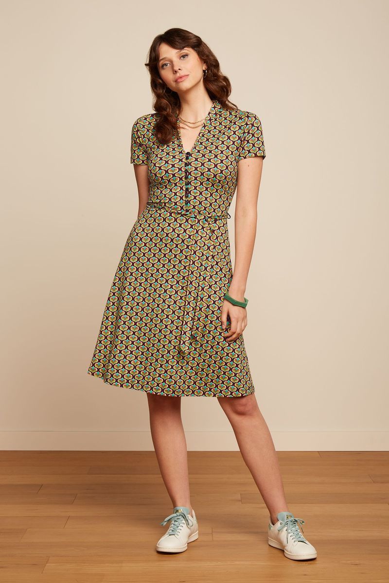 King Louie Emmy Dress Indy #farve_delphinium-green