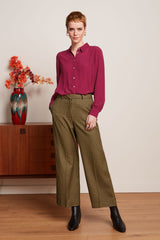 King Louie Federica Pants Norman Check #farve_biscotti