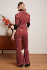 King Louie Garbo Flare Jumpsuit Corduroy