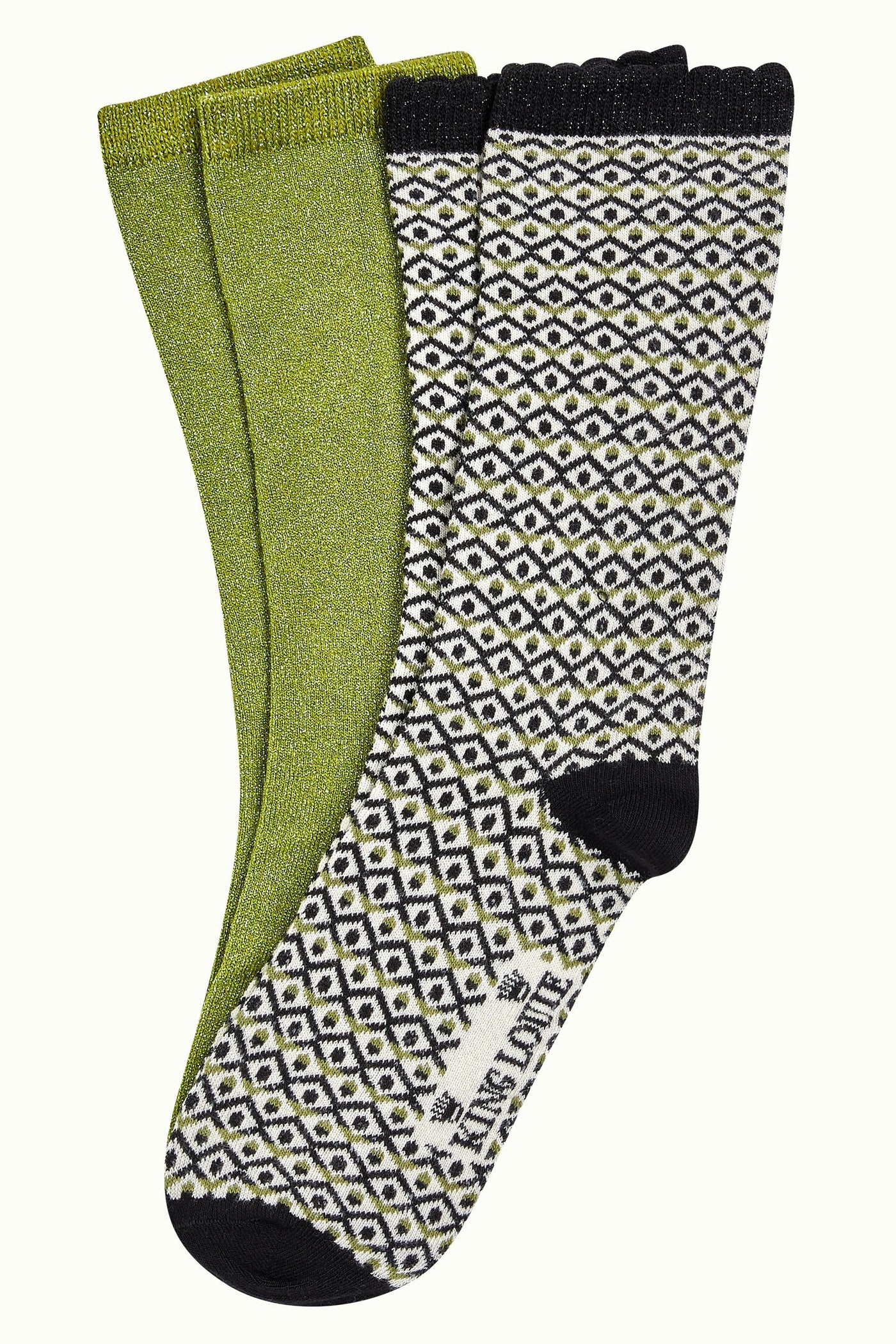 King Louie Gift Box Socks Quentin #farve_posey-green