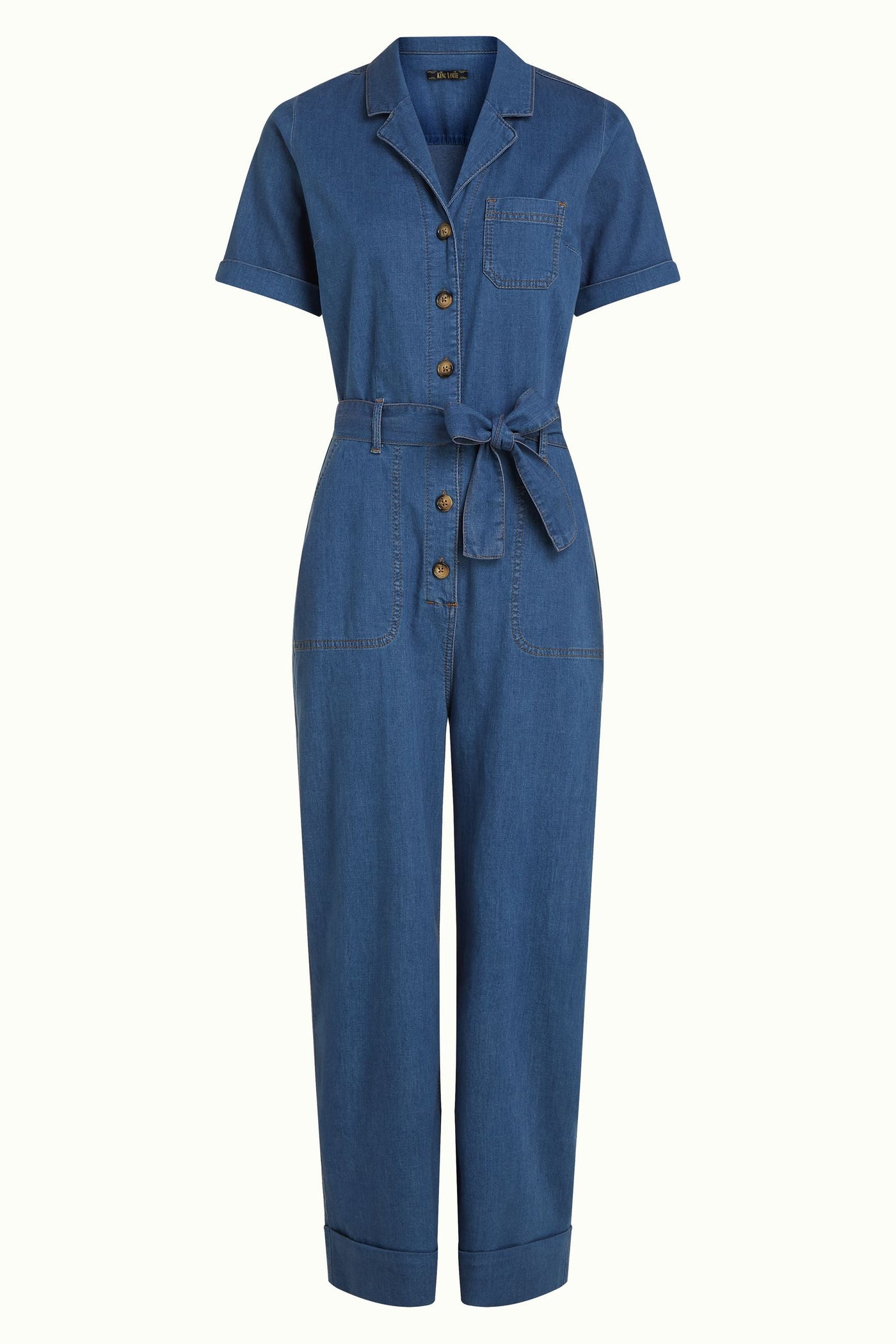 King Louie Gracie Jumpsuit Chambray
