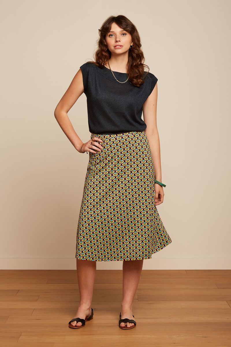 King Louie Juno Skirt Indy #farve_delphinium-green