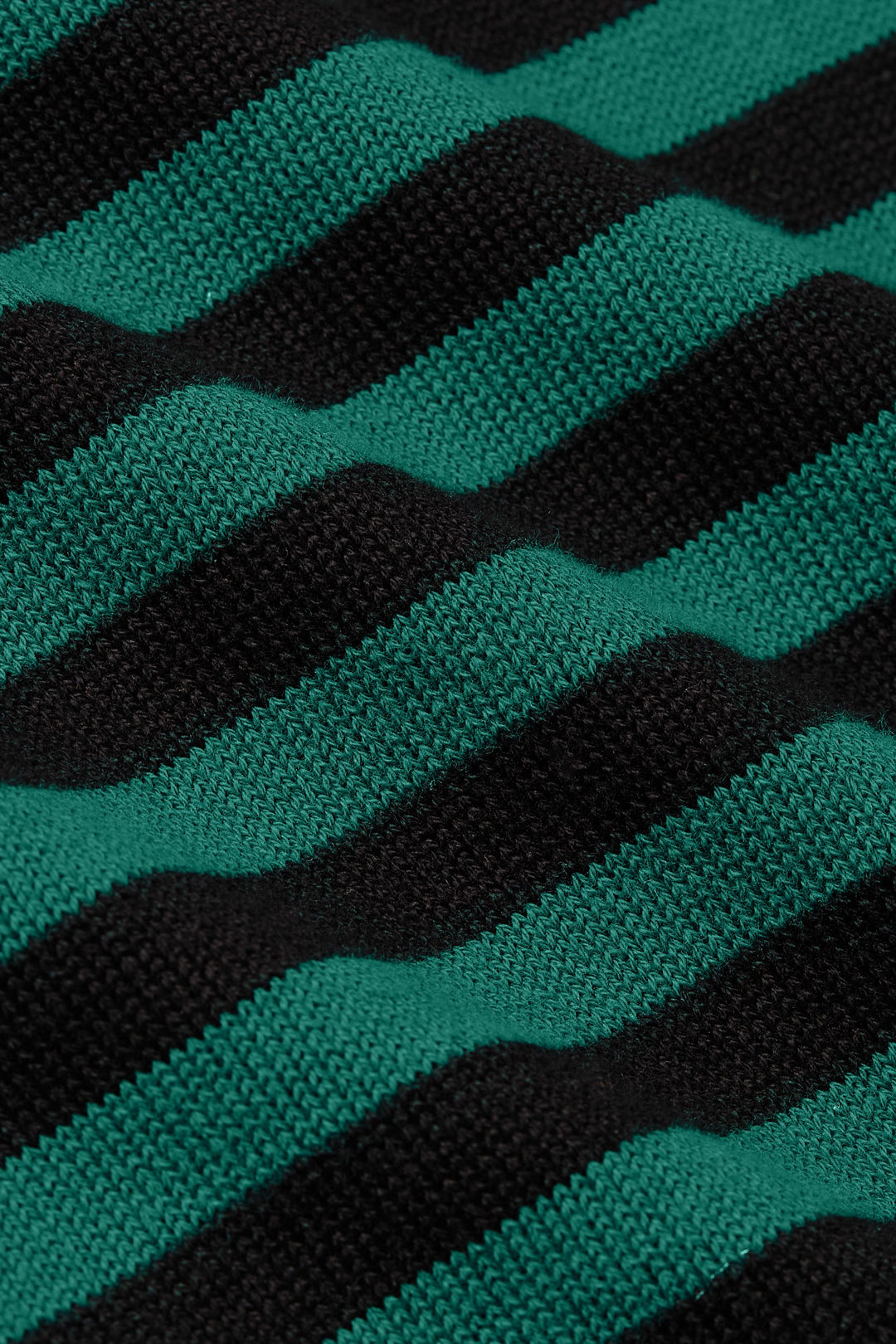 King Louie Marie Bell Top Loop Stripe #farve_peacock-green