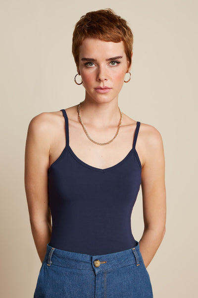 King Louie Nadya Camisole Caprice #farve_evening-blue