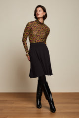 King Louie Serena Skirt Milano Crepe #farve_black