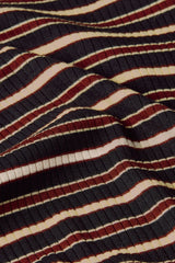 King Louie Turtle Top Pimm Stripe #farve_cabernet-red