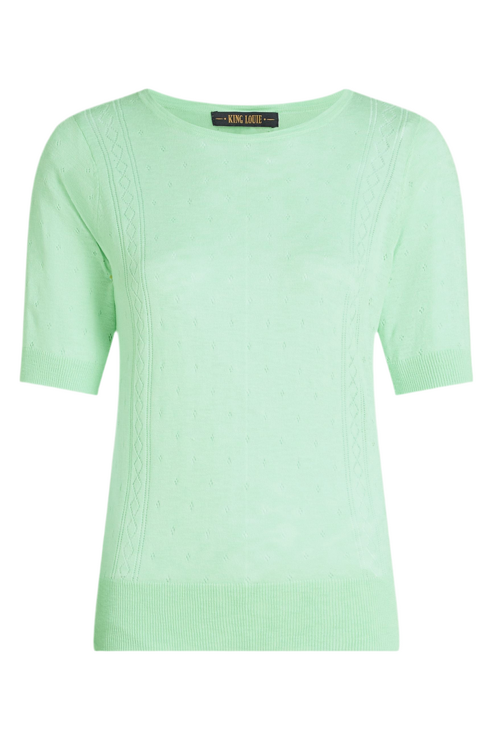 King Louie Agnes Top Marea Cameo Green #farve_cameo-green