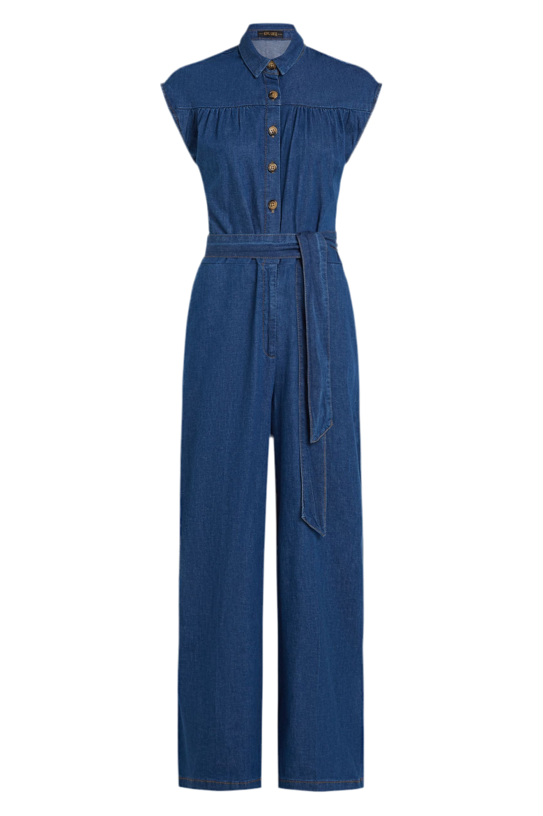 King Louie Amy Jumpsuit Chambray