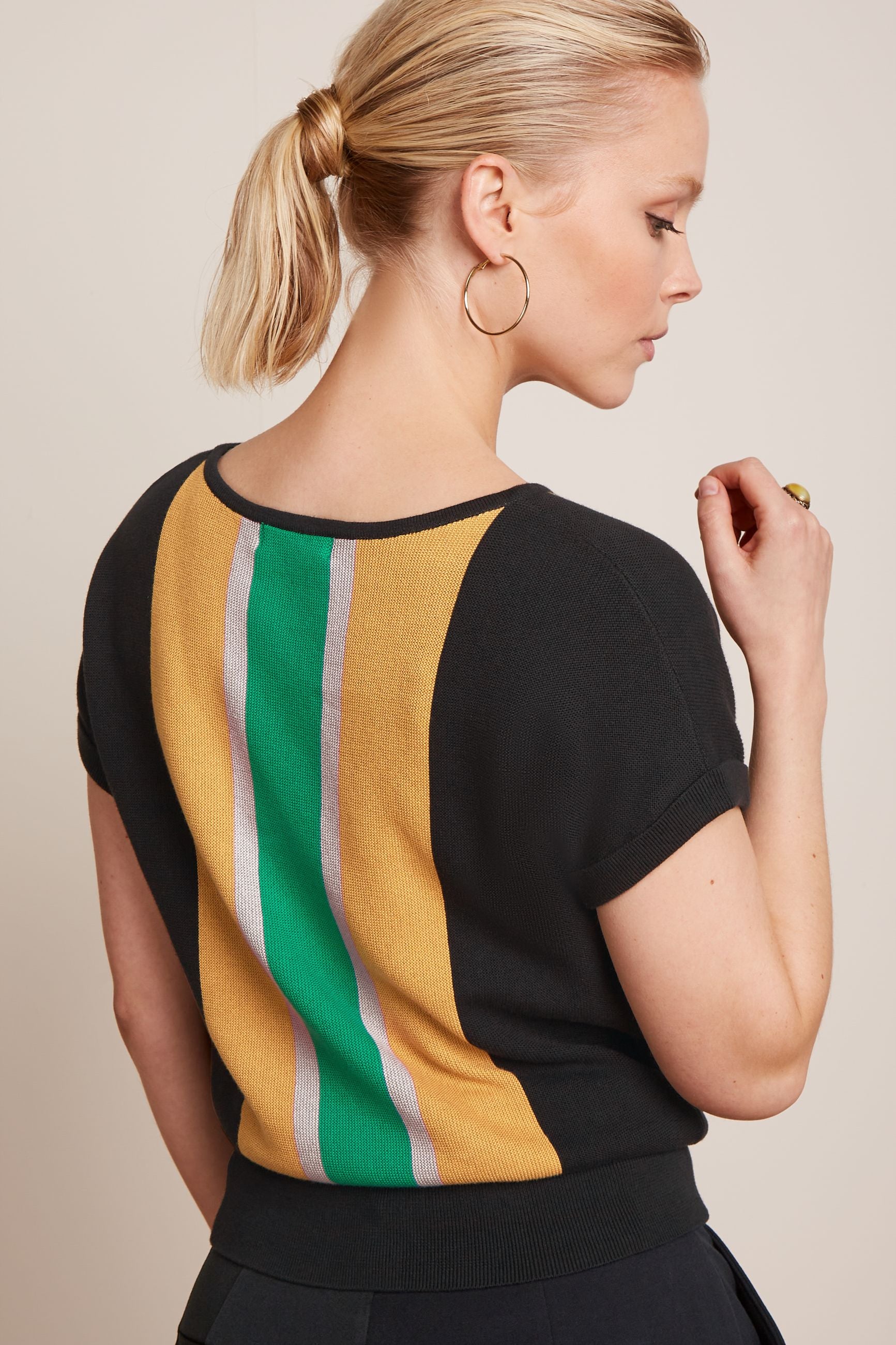 King Louie Ann Top Lido Black #farve_black