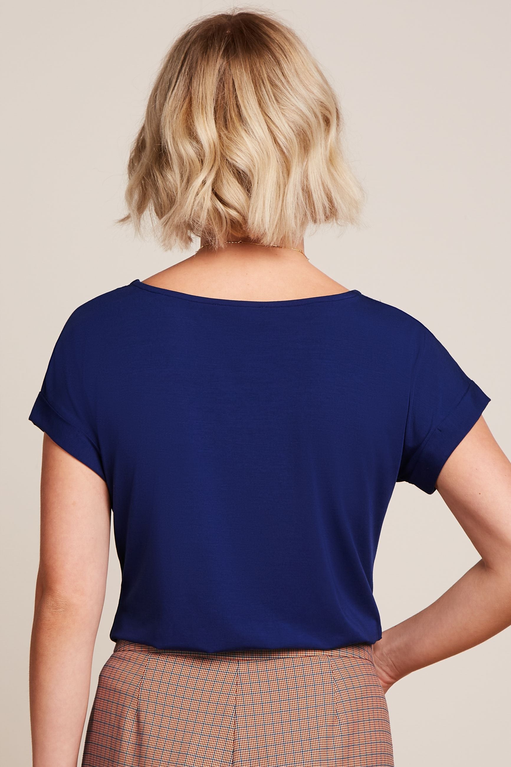 King Louie Aria Top Caprice #farve_beacon-blue