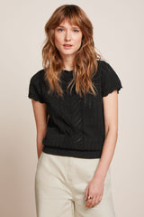 King Louie Audrey Top Rocky Ajour Black #farve_black