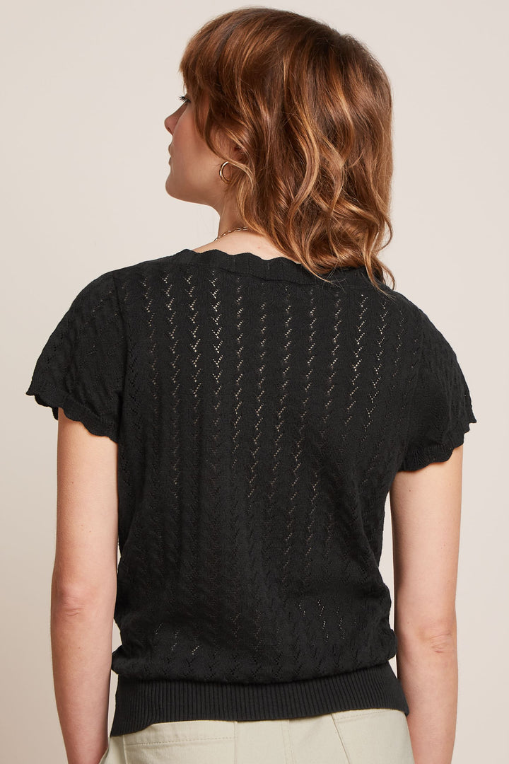 King Louie Audrey Top Rocky Ajour Black #farve_black