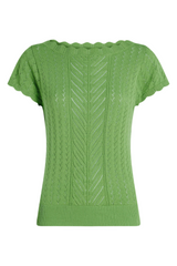 King Louie Audrey Top Rocky Ajour Jade Green #farve_jade-green