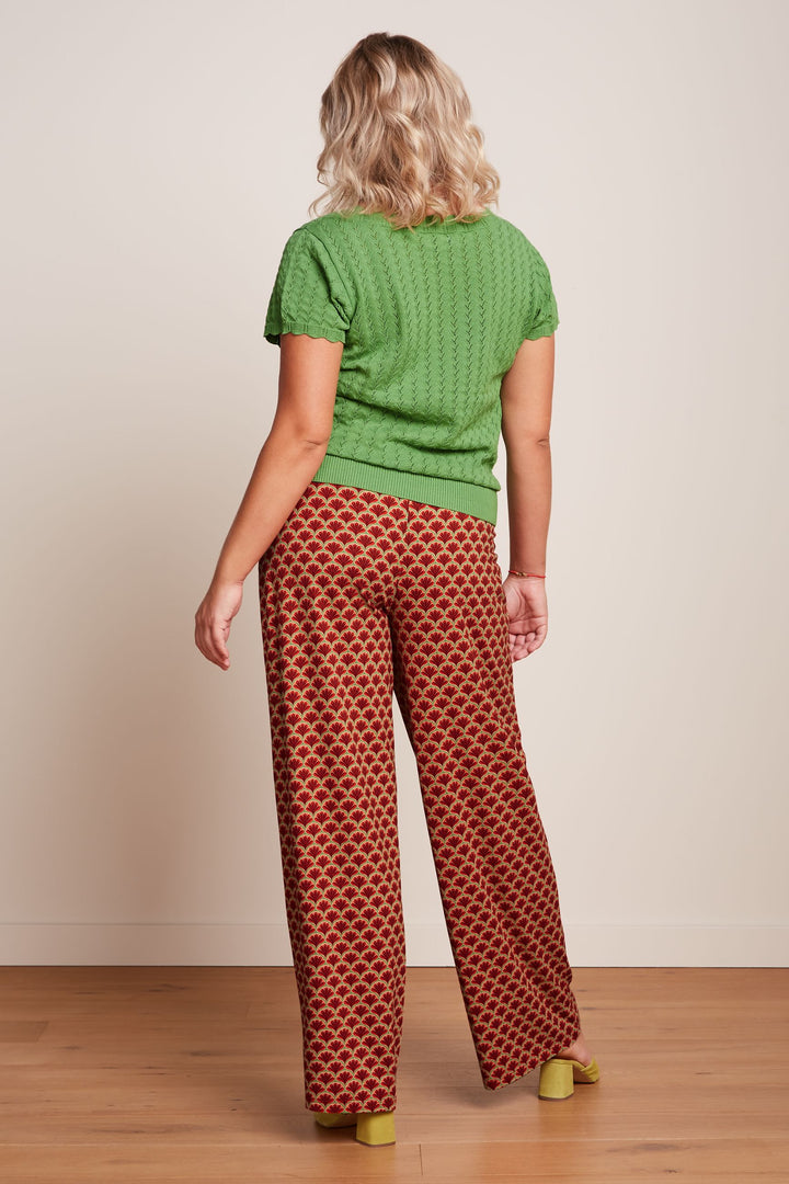 King Louie Audrey Top Rocky Ajour Jade Green #farve_jade-green