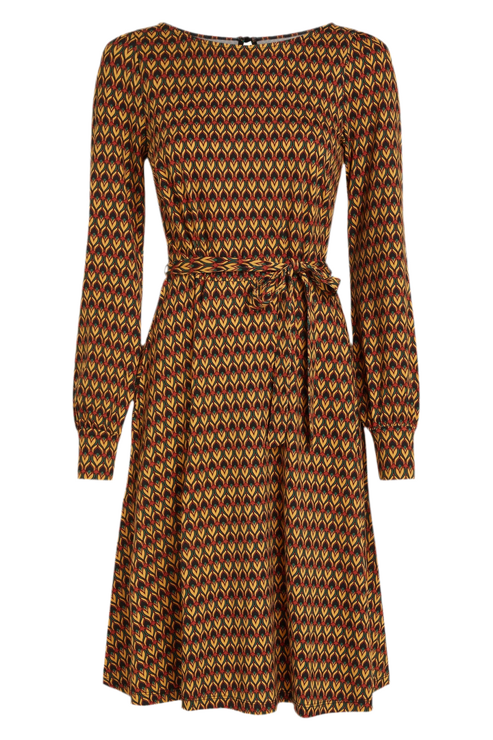 King Louie Betty Bellsleeve Dress Dandy