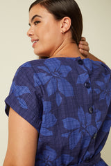 King Louie Betty Loose Fit Dress Saline