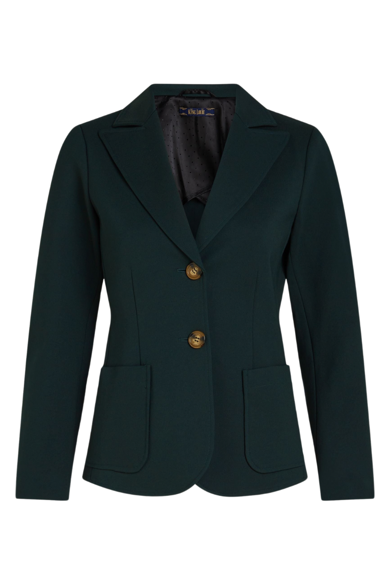 King Louie Bibi Blazer Uni Rodeo #farve_sycamore-green