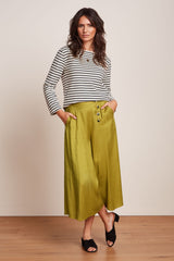 King Louie Boatneck Top Britney Stripe #farve_evening-blue