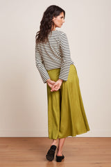 King Louie Boatneck Top Britney Stripe #farve_evening-blue